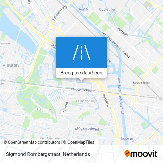 Sigmond Rombergstraat kaart
