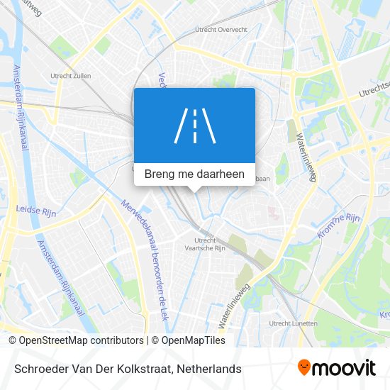 Schroeder Van Der Kolkstraat kaart