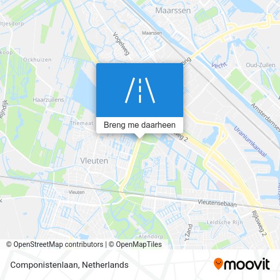 Componistenlaan kaart