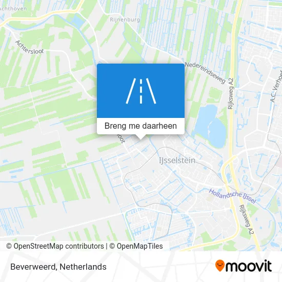 Beverweerd kaart