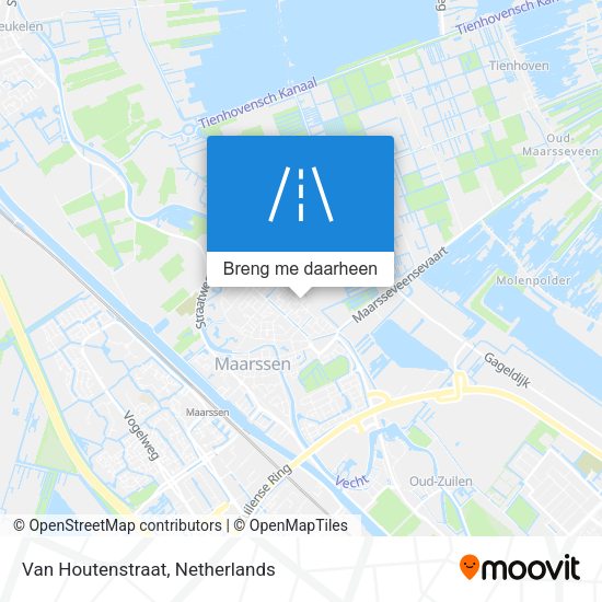 Van Houtenstraat kaart
