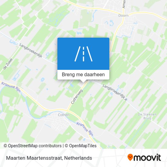 Maarten Maartensstraat kaart