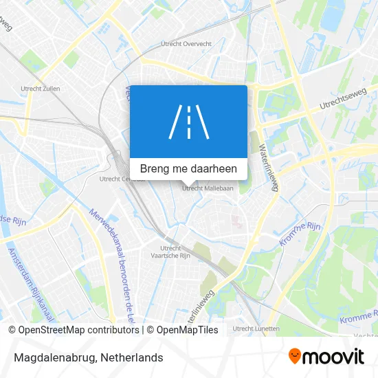 Magdalenabrug kaart