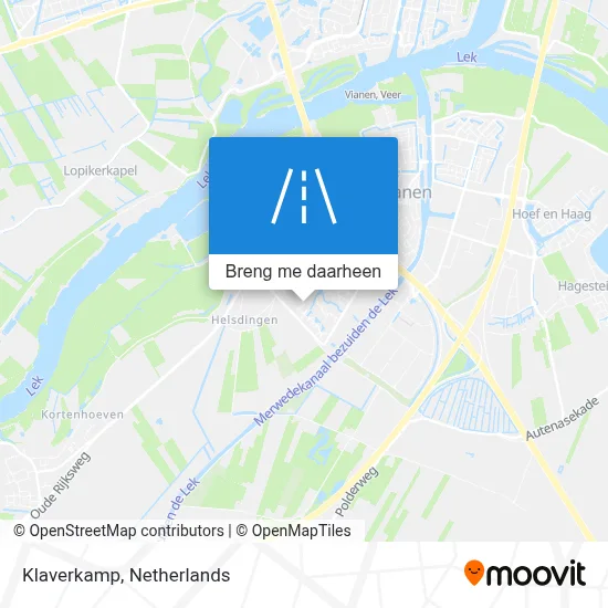 Klaverkamp kaart