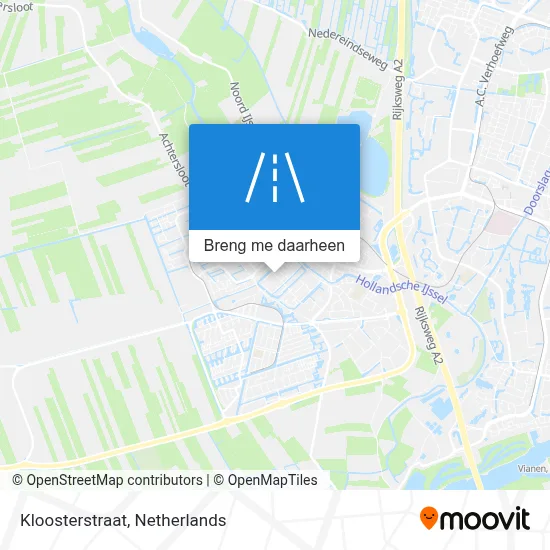 Kloosterstraat kaart
