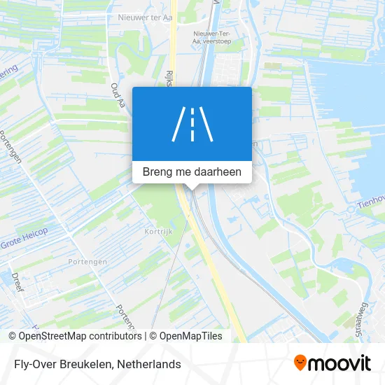 Fly-Over Breukelen kaart