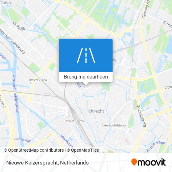 Nieuwe Keizersgracht kaart