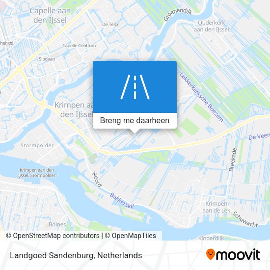 Landgoed Sandenburg kaart