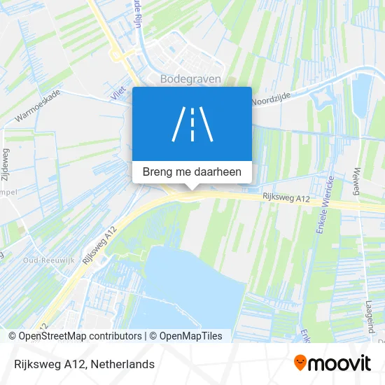 Rijksweg A12 kaart
