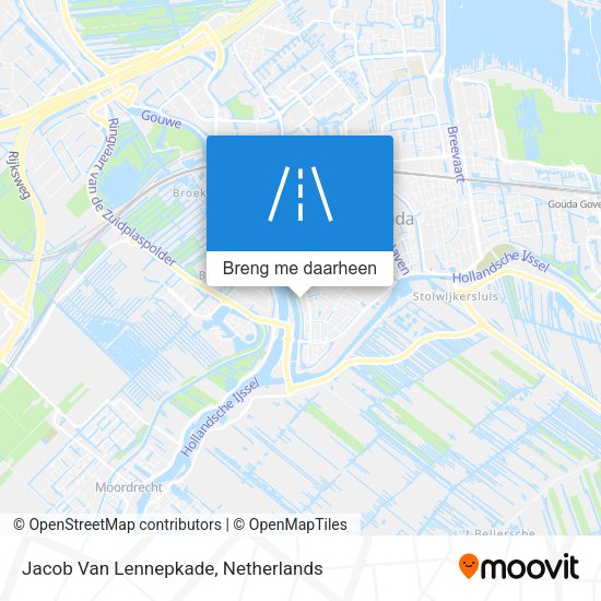 Jacob Van Lennepkade kaart