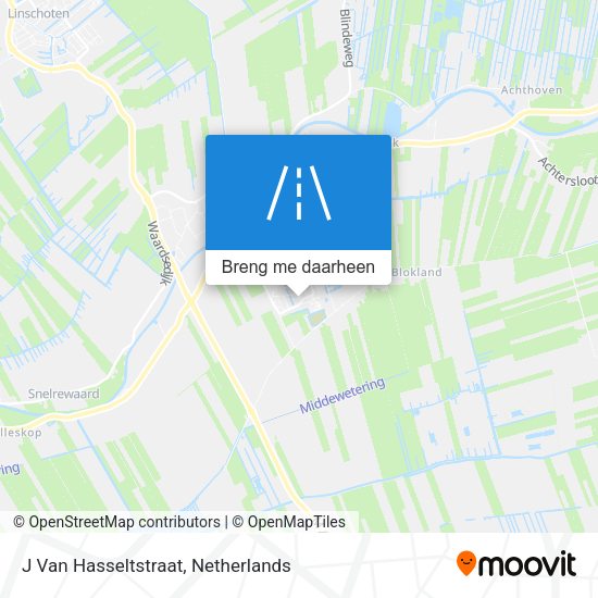 J Van Hasseltstraat kaart