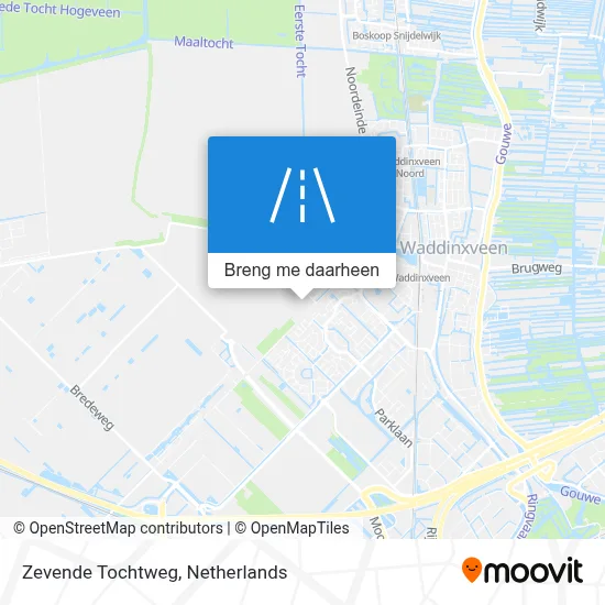 Zevende Tochtweg kaart