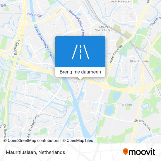 Mauritiuslaan kaart