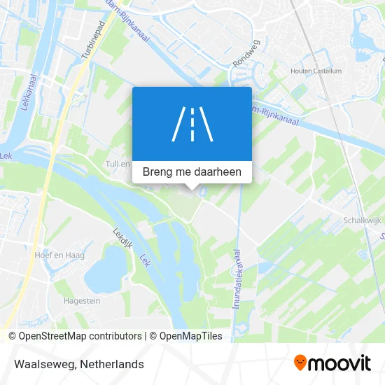 Waalseweg kaart