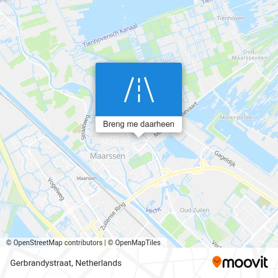 Gerbrandystraat kaart