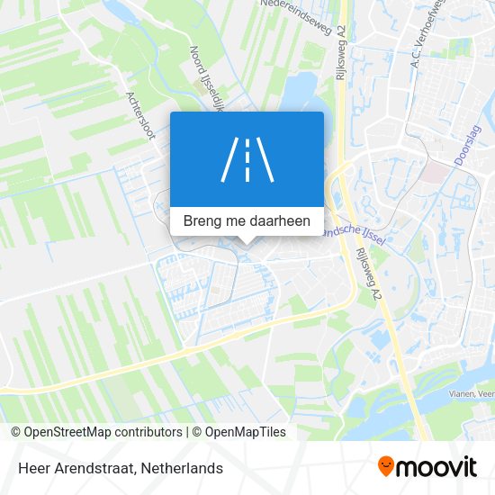 Heer Arendstraat kaart