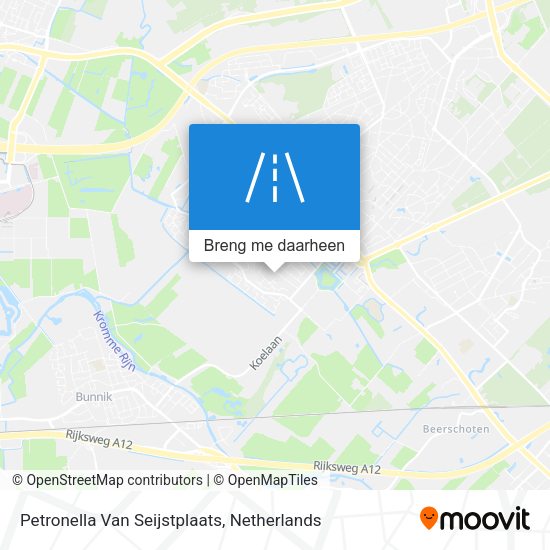 Petronella Van Seijstplaats kaart