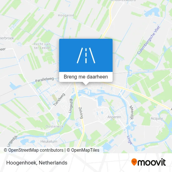 Hoogenhoek kaart