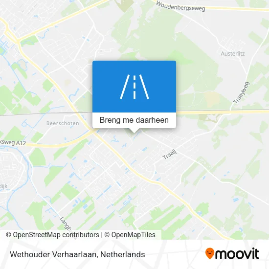 Wethouder Verhaarlaan kaart
