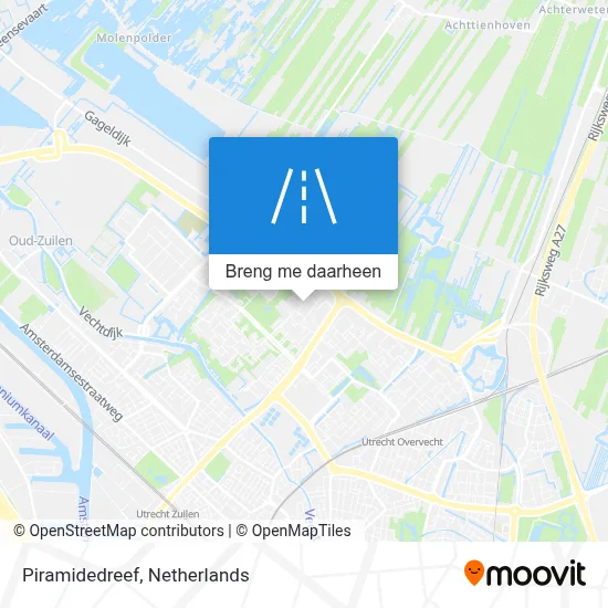 Piramidedreef kaart