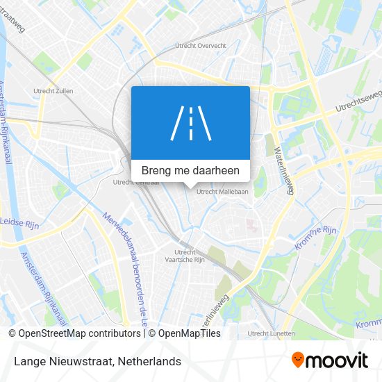 Lange Nieuwstraat kaart