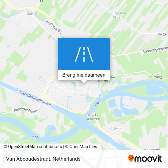 Van Abcoudestraat kaart