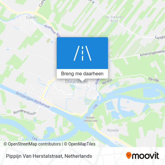 Pippijn Van Herstalstraat kaart