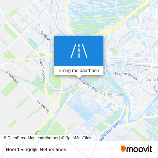 Noord Ringdijk kaart