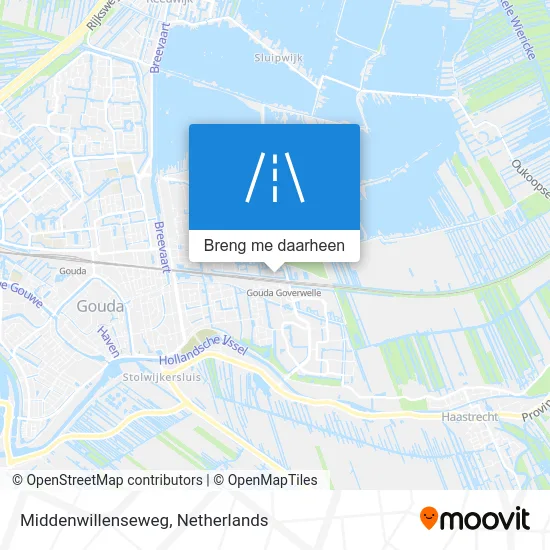 Middenwillenseweg kaart