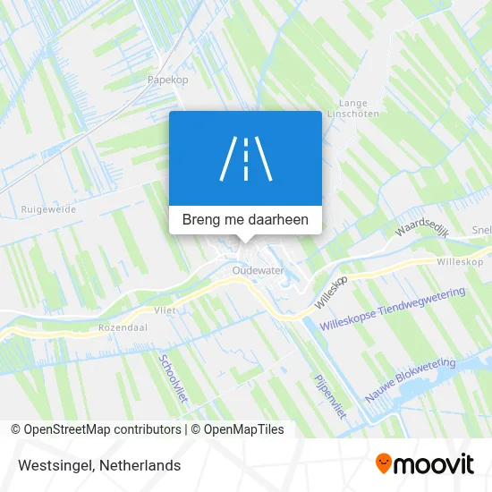 Westsingel kaart