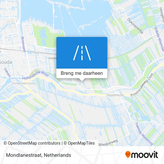 Mondlanestraat kaart