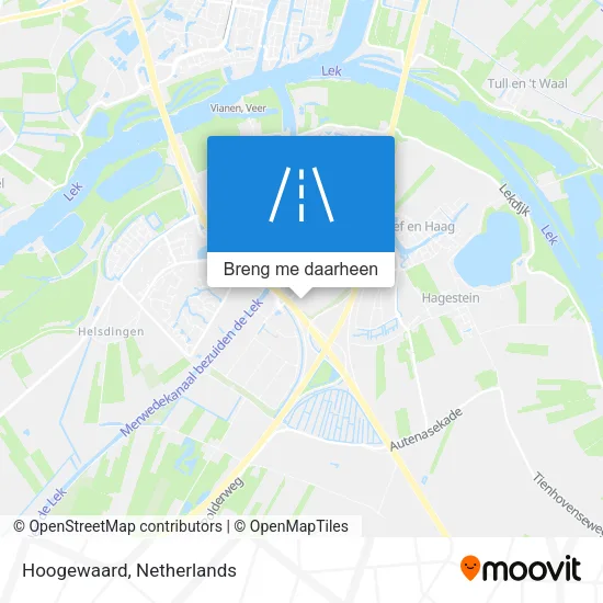 Hoogewaard kaart