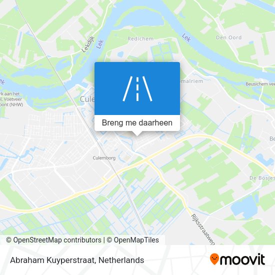 Abraham Kuyperstraat kaart