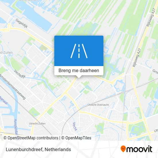 Lunenburchdreef kaart