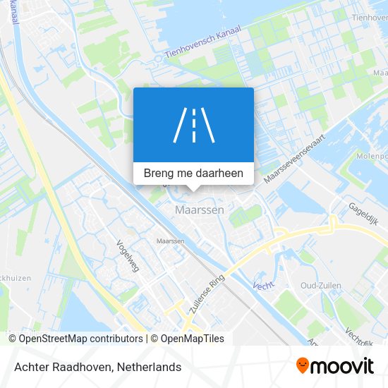 Achter Raadhoven kaart