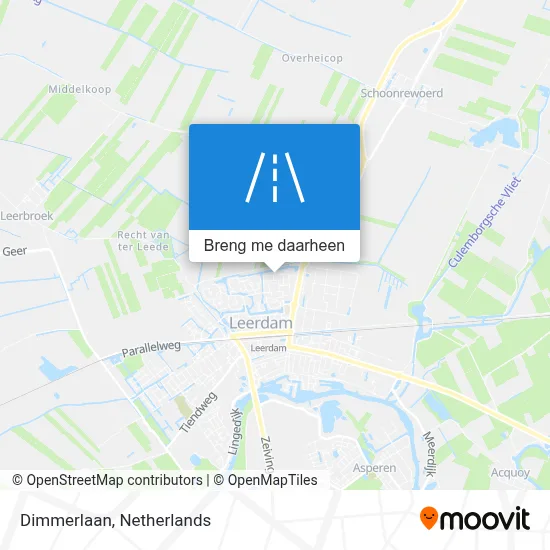 Dimmerlaan kaart