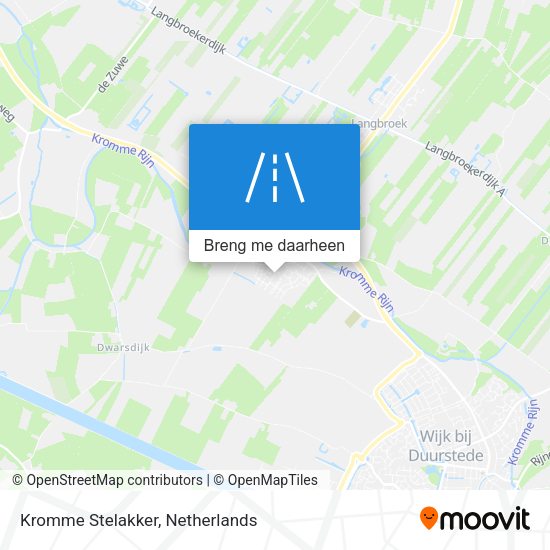 Kromme Stelakker kaart