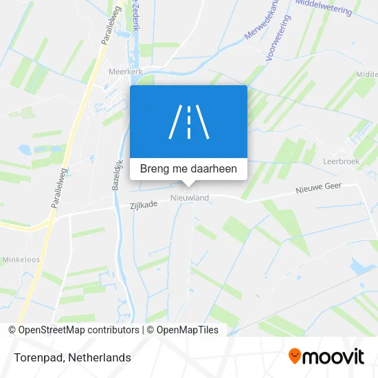 Torenpad kaart