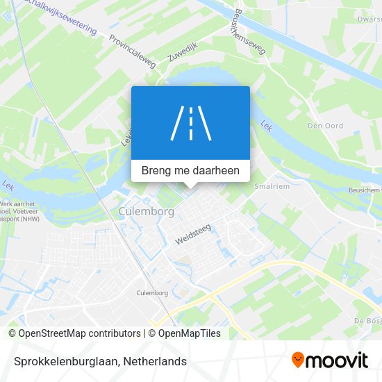Sprokkelenburglaan kaart