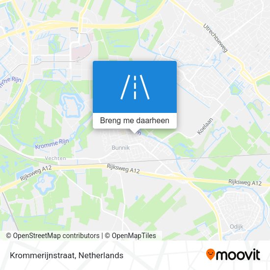 Krommerijnstraat kaart