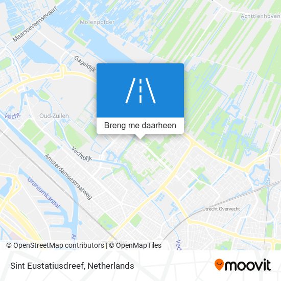 Sint Eustatiusdreef kaart