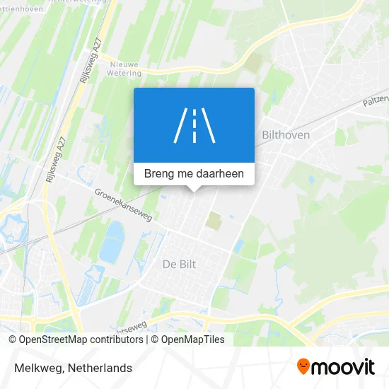 Melkweg kaart