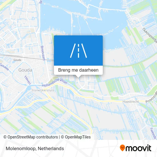 Molenomloop kaart