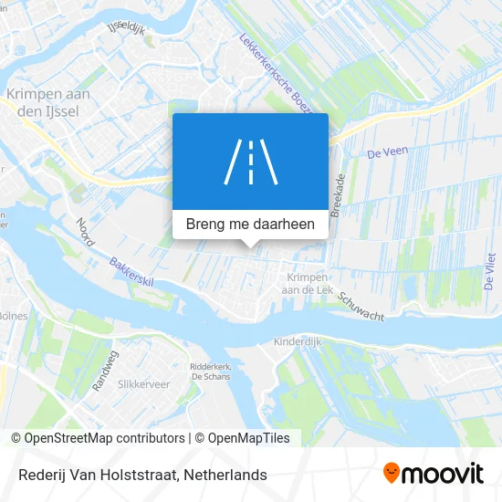 Rederij Van Holststraat kaart