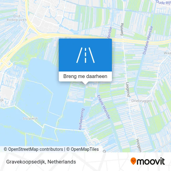 Gravekoopsedijk kaart