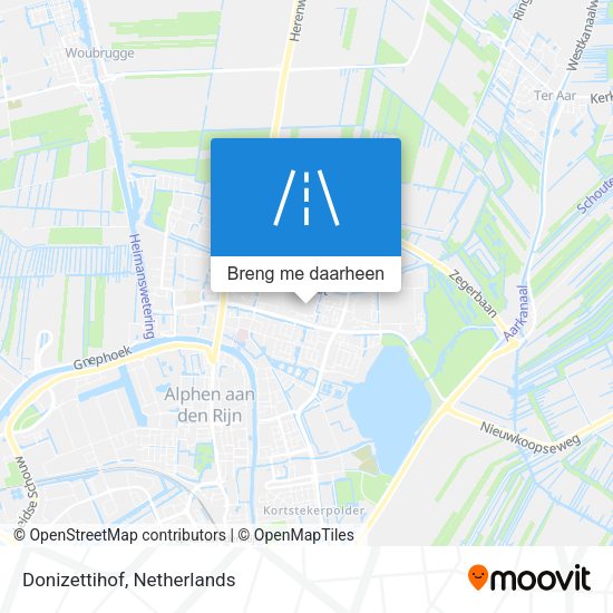 Donizettihof kaart