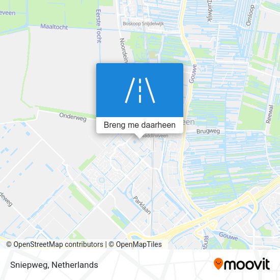 Sniepweg kaart