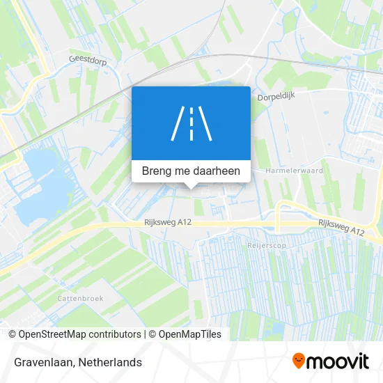 Gravenlaan kaart