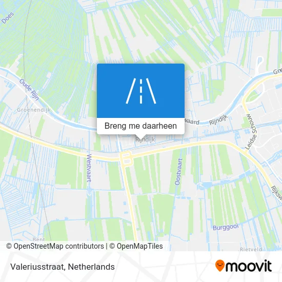 Valeriusstraat kaart