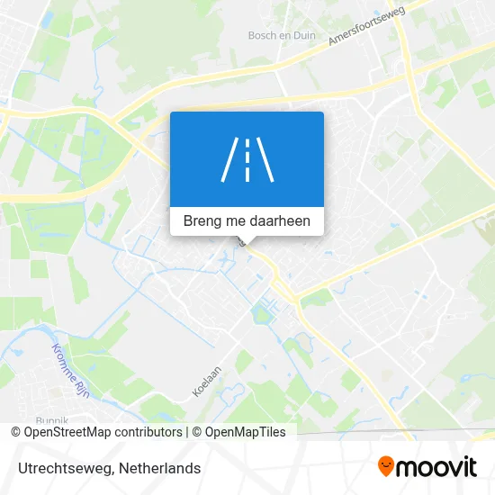 Utrechtseweg kaart